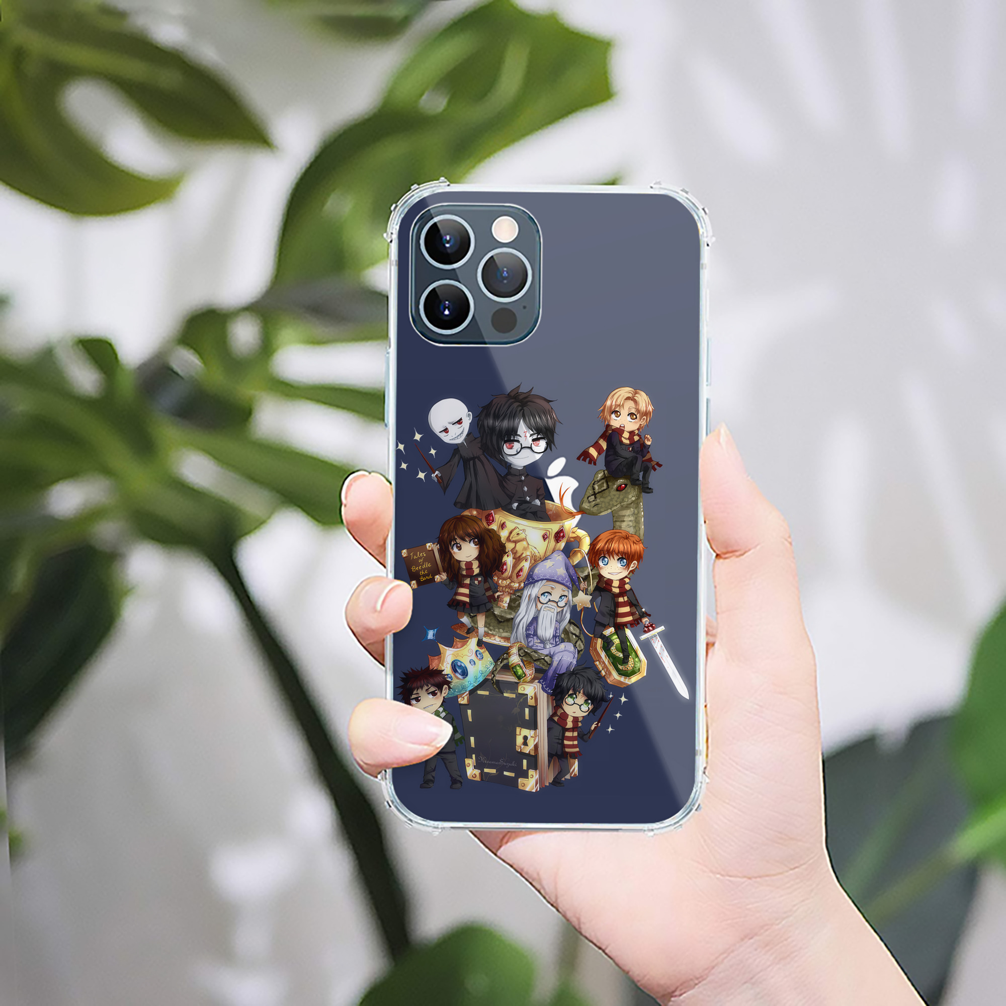 （画像用） Harry Potter ハリー・ポッターシリーズ 【iPhone 12シリーズ対応】透明スマホケース（クリアソフトケース）